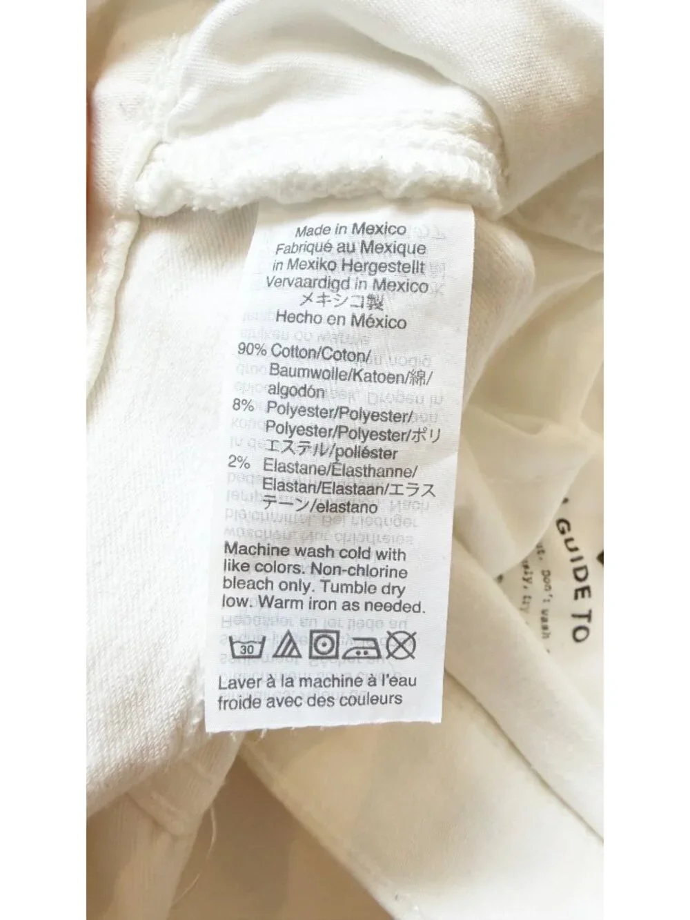 Madewell Cali Demi Bootcut Jeans White 27P Petite
